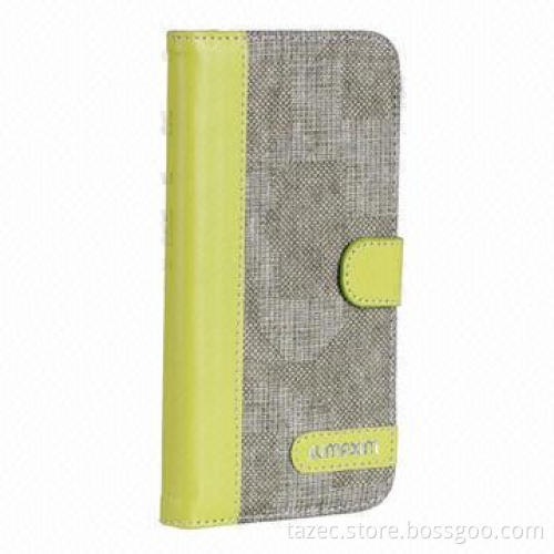 Flip Case, Made of Jeans Material, Different Models and Colors Available